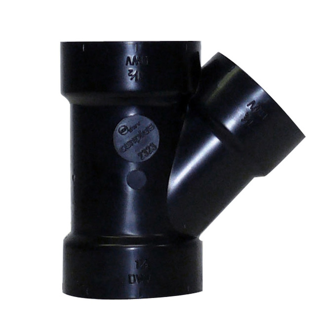 1-1/2-in x 1-1/2-in x 1-1/4-in Dia. ABS Wye Fitting