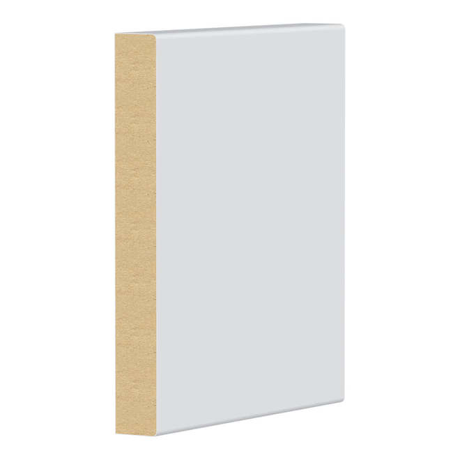 0.6563-in x 5.5-in x 12-ft MDF Primed Board