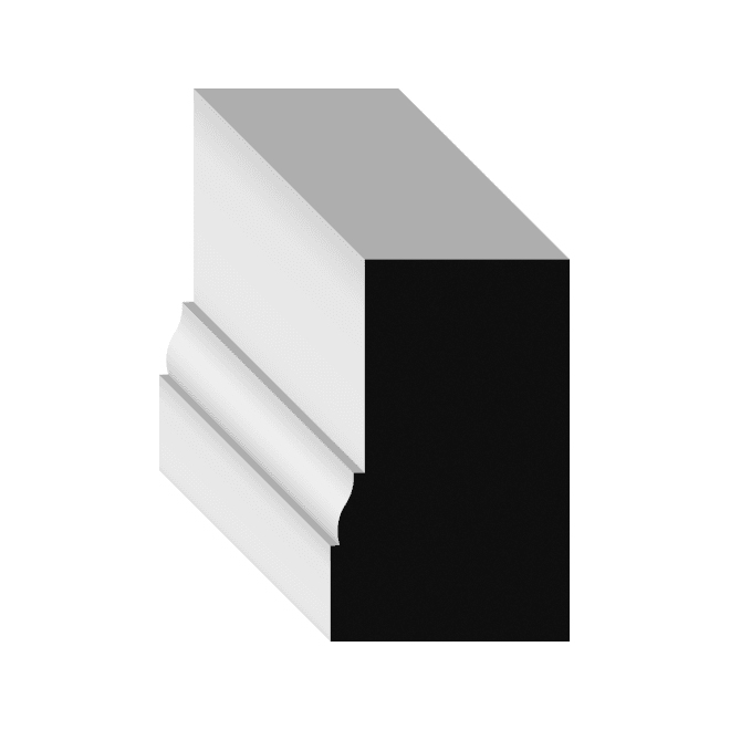 36-in x 6.6-ft Pine Primed Finger Joint Door Casing Kit