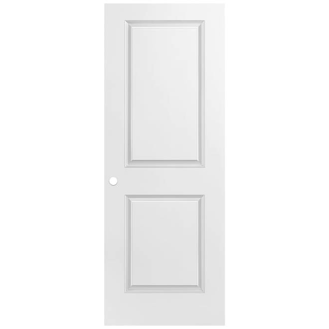 32-in x 80-in 2-Panel Smooth Primed Pre-Machined Interior Door