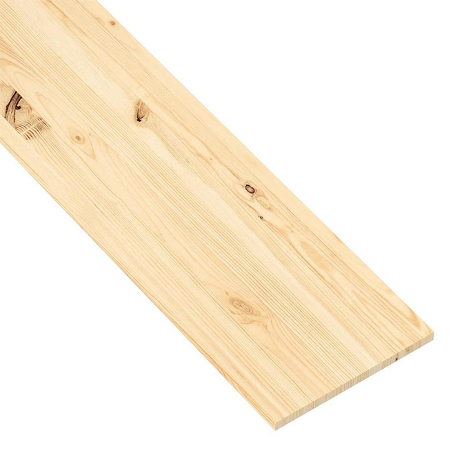Metrie Edge-Glued Panel "Hobbyboard" - Spruce - 3/4" x 12" x 96" - Natural