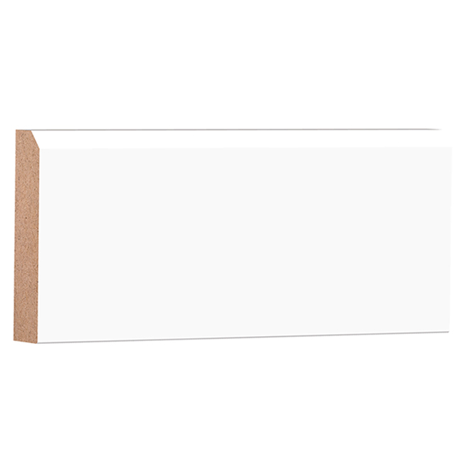 Metrie 18 mm x 3-in x 14-ft Primed MDF Casing
