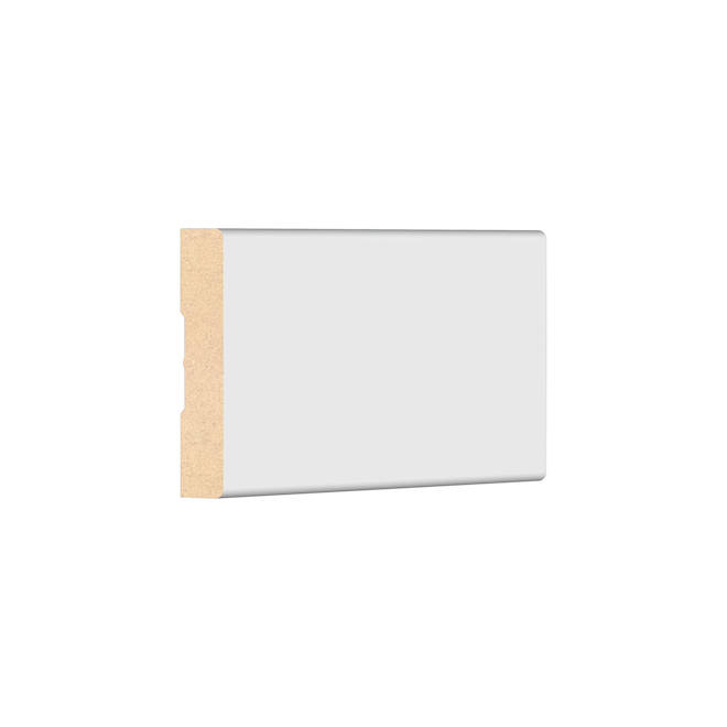 Metrie 11/16-in x 3-1/2 -in x 10-ft White Primed MDF Moulding