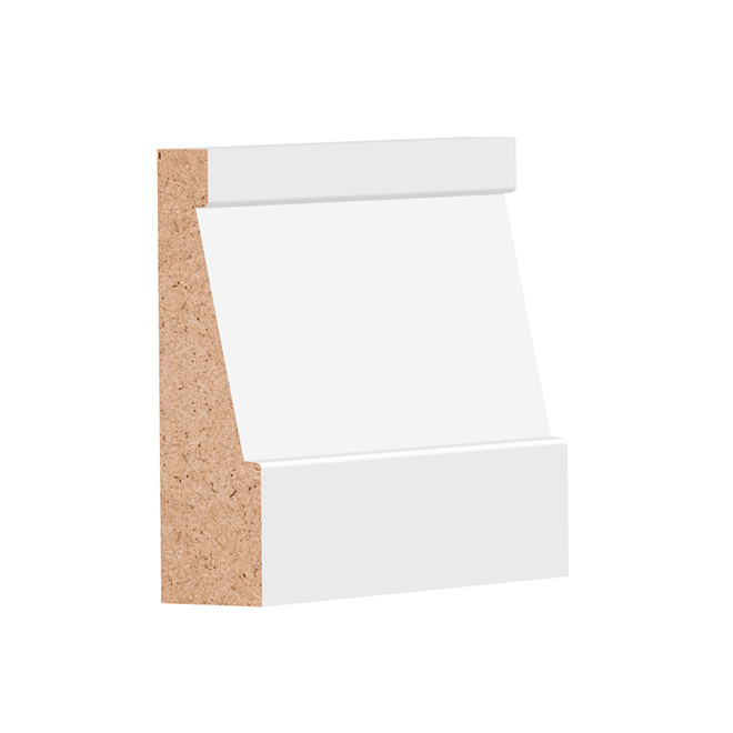 Metrie Primed MDF Moulding 3/4 x 2 3/4-in x 8-ft