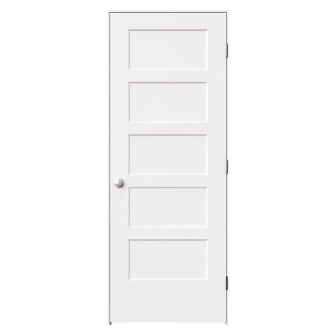 24-in x 80-in BayShore Left-Hand Primed Pre-Hung Interior Door
