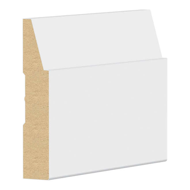 Metrie 3/4-in x 3 1/2-in x 16-ft Primed MDF Pyramid Casing