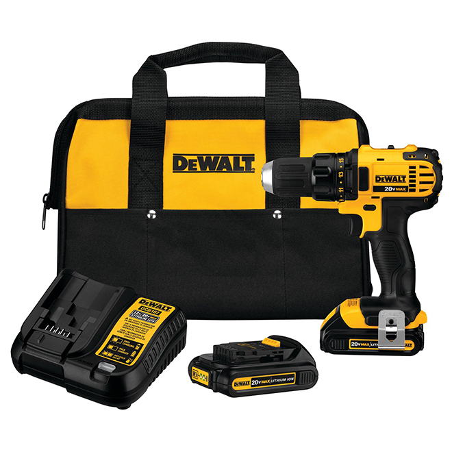 DEWALT Drill - VSR - Lithium-Ion - 1/2-in - 20 V