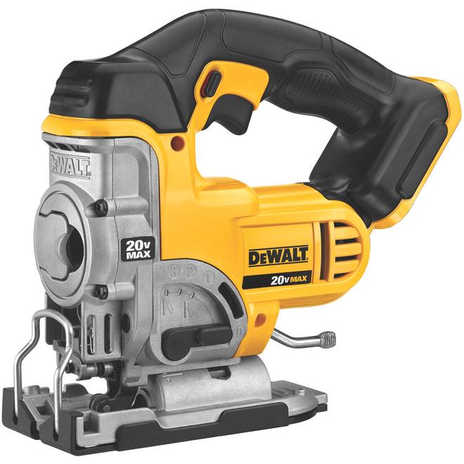 DEWALT 20 V Max Cordless Jigsaw - 3000 SPM - 4 Orbital Position - Variable Speed - Bare Tool - (battery not included)
