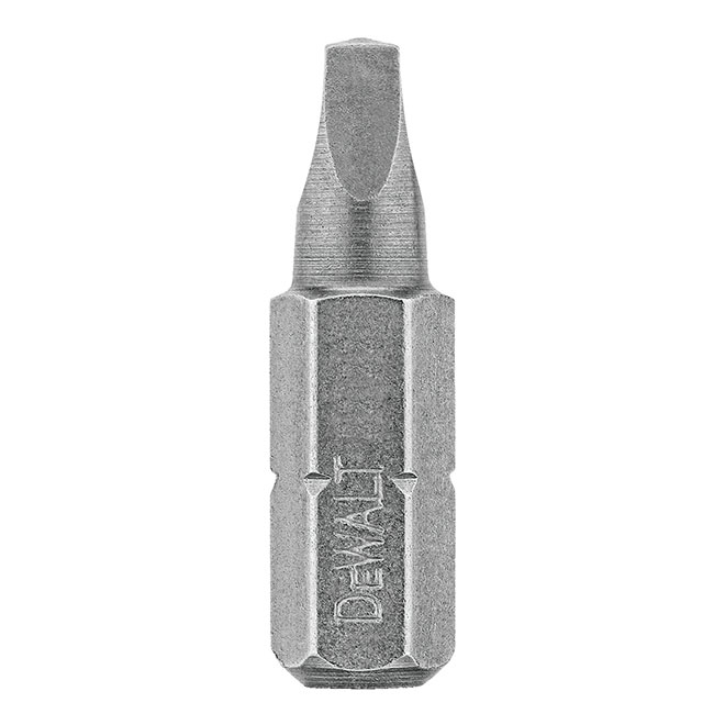 DEWALT Impact Ready Steel Screwdriver Bit - Square Drive - 1/4-in Hex Shank - #0 1-in