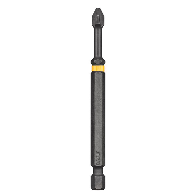 DEWALT Impact Ready Phillips Screwdriver Bit - Black Oxide - 1/4-in Hex Shank - #1 3 1/2-in