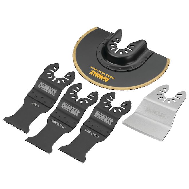 Set of 5 DEWALT Blades for Oscillating Tools