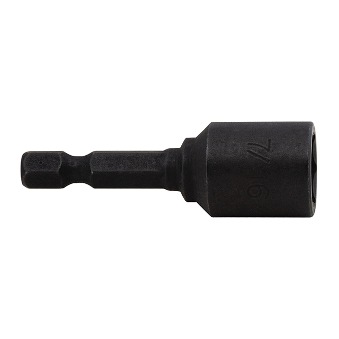 CRAFTSMAN Impact Rated Nut Driver - 1 7/8-in x 7/16-in - Black Oxide High-Speed Steel