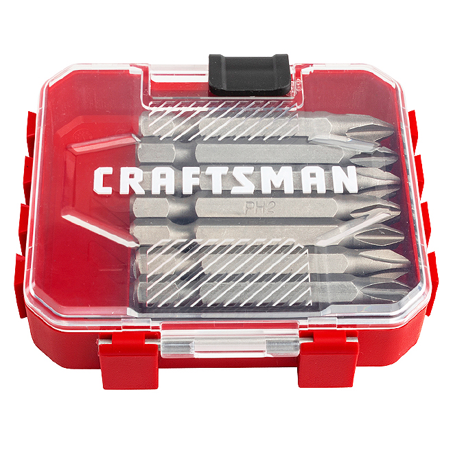 CRAFTSMAN Screwdriver Bit Set - Phillips #2 - 2-in - Steel - Pack of 15