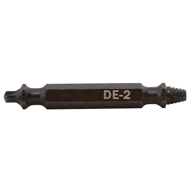 CRAFTSMAN DoubleLok Double-Ended Screw Extractor - #2 - M2-High Speed Steel - Designed for Impact Driver