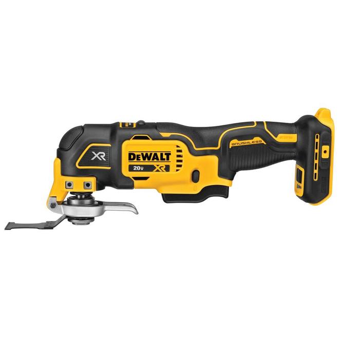 DEWALT XR 20 V Max Cordless Oscillating Multi-Tool Kit - Brushless - LED - 3-Speed - Bare Tool (battery not included)