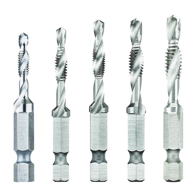DEWALT 5-Pack Tap and Drill Set