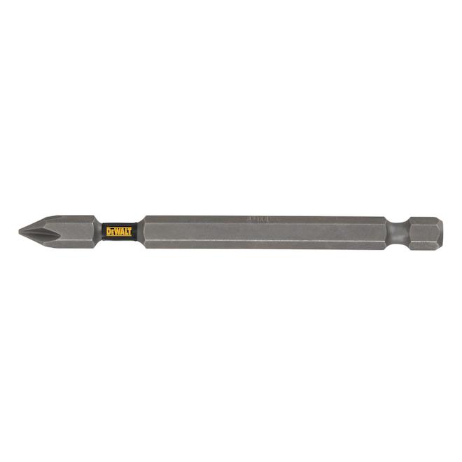 DEWALT Tough Grip - 1-Piece - 3.5-in - #1 - Phillips Head - Steel - Hex Shank Screwdriver Bit