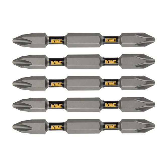 DEWALT 5-Pack Steel 2-in Phillips Screwdriver Bits