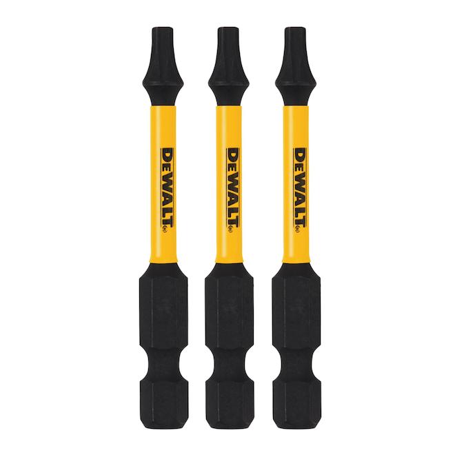 DEWALT Flextorq 3-Piece 1/4-in x 2-in Torx Impact Driver Bit