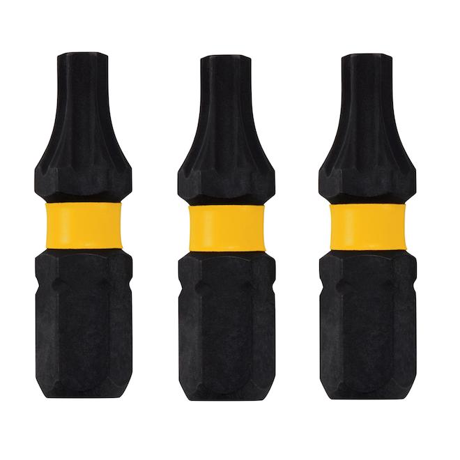 DEWALT Flextorq 3-Piece 1/4-in x 1-in Torx Impact Driver Bit