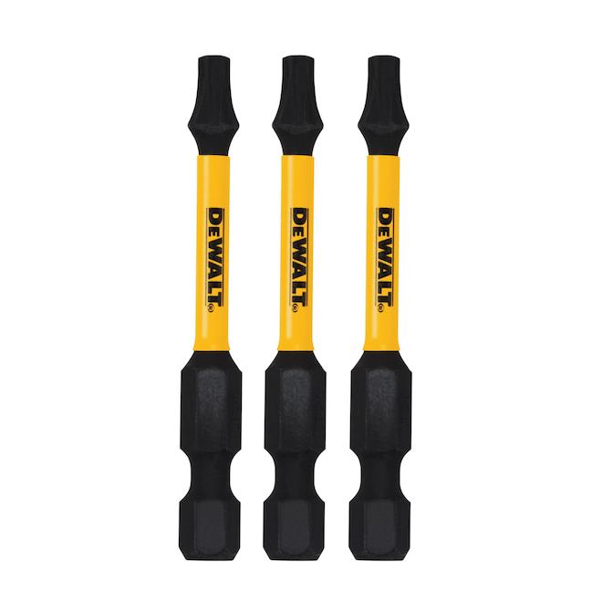 DEWALT Flextorq 3-Piece 1/4-in x 2-in Torx Impact Driver Bit