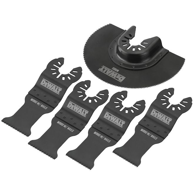 DEWALT 5-Pack General Purpose Oscillating Blade Assortment