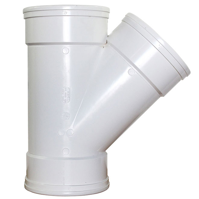 Ipex Female To Female Elbow Connection Fitting - 5-in Dia - 45? Angle - White