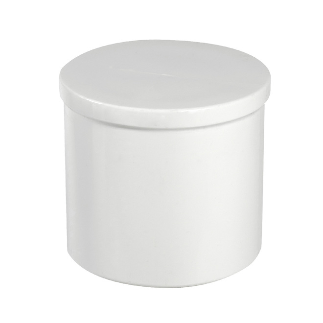 Industrial PVC Pipe Plug - 1 1/4" - White