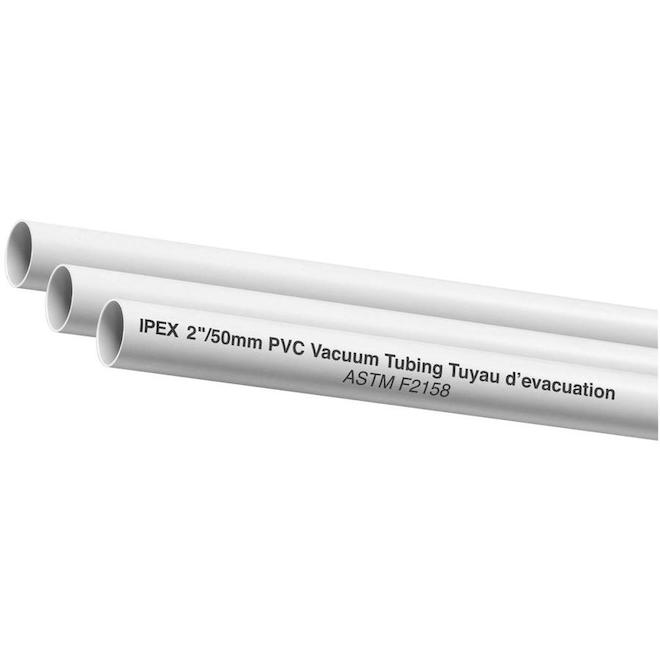 Ipex 2-in x 10-ft PVC Vacuum Tubing