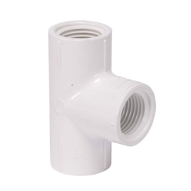 IPEX Schedule 40 PVC FPT Tee 0.5-in x 0.5-in x 1.5-in