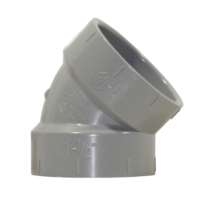 IPEX System 15 DWV 45-degree Female Elbow Fitting with 1-1/2-in Diameter