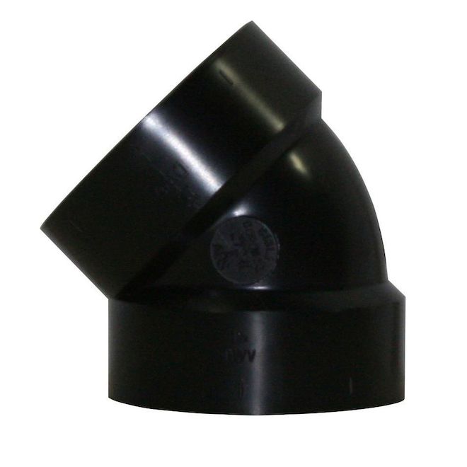 IPEX 1 1/2-in 45° Vent Elbow in Black ABS - Pack of 10