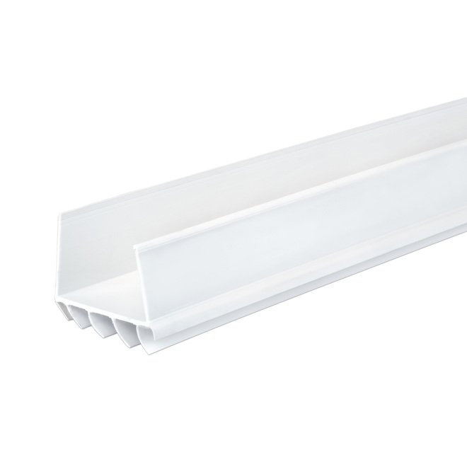 Climaloc U-Shape Slide-on Joint - Vinyl - 36-in - White