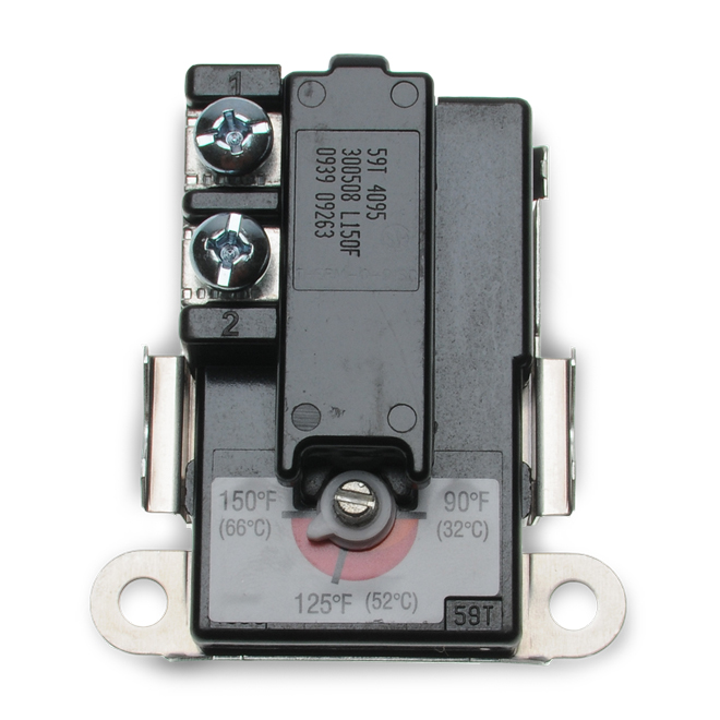 Giant Lower Thermostat - Black - 240-Volt Max - Residential