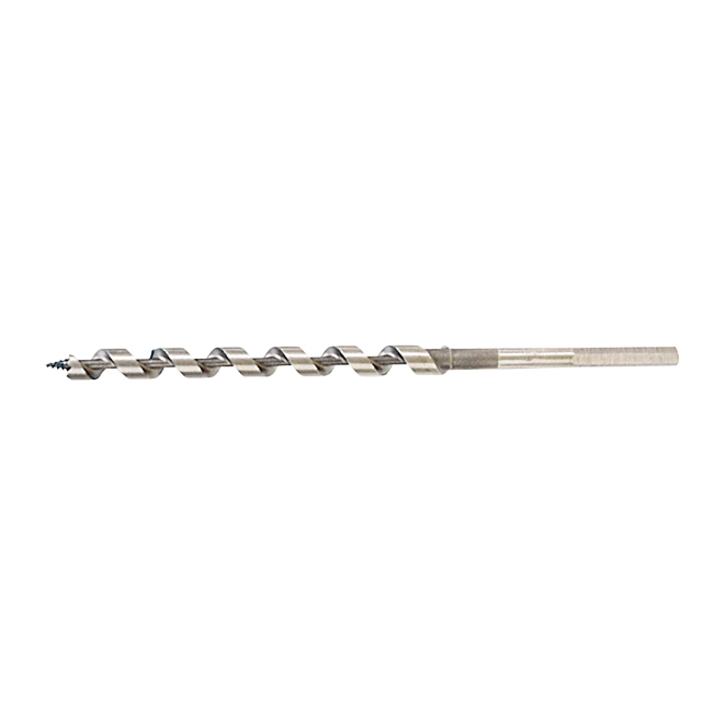 Irwin Auger Drill Bit - 7 1/2-in x 3/8-in - High Carbon Steel - Hex Shank