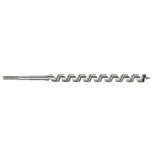 Irwin WeldTec Auger Drill Bit - High-Speed Steel - 1 Per Pack - 17 in L x 1-in Dia