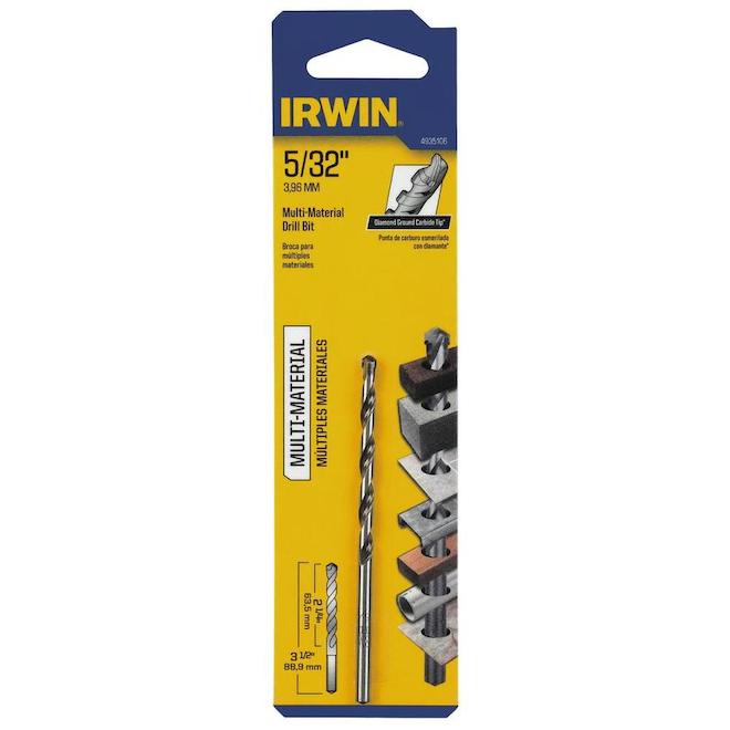 IRWIN 5/32-in x 3.5-in Round Rotary drill Bit