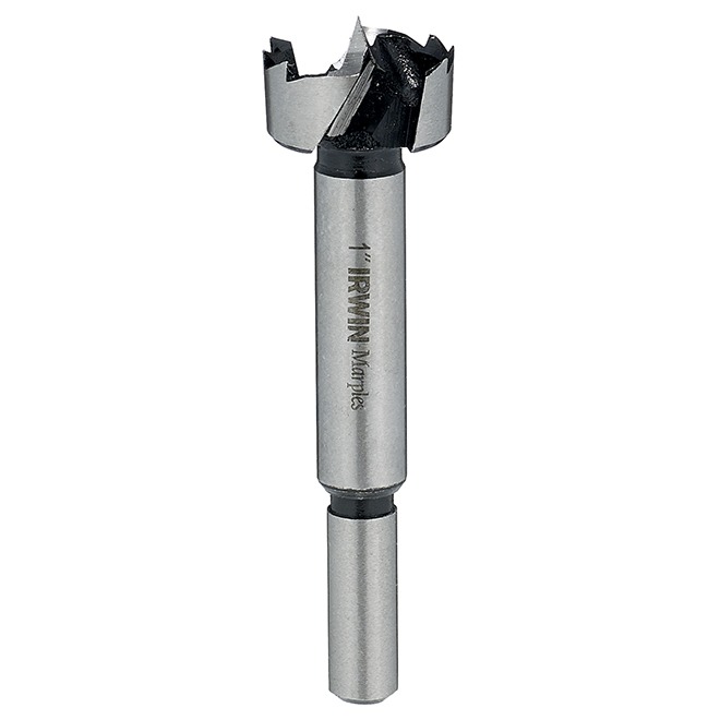 Irwin Marples Forstner Drill Bit - High-Speed Steel - 1 Per Pack - 3 11/16-in L x 1-in Dia