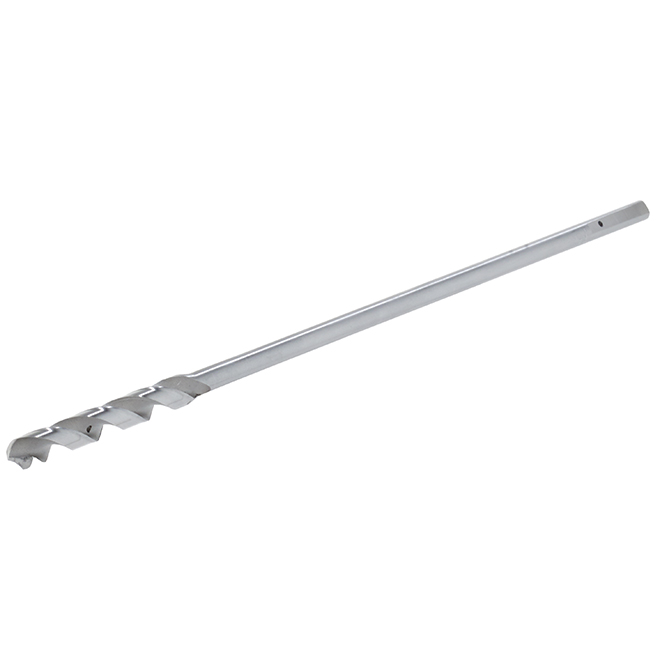 Irwin Straight Flexible Wood Installer Bits - 1/2-in Dia x 18-in L - 82° Split Point - 3-Flat Shank