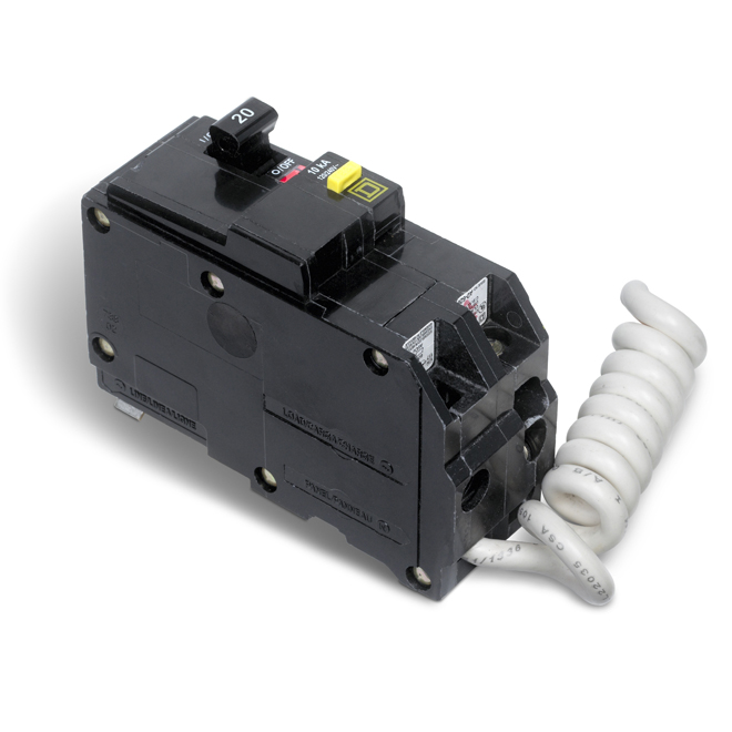 20-A 2P QO GFI Circuit Breaker