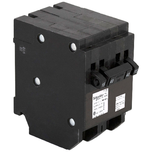 15/15A/1P - 40A/2P CHOM QUAD Circuit Breaker