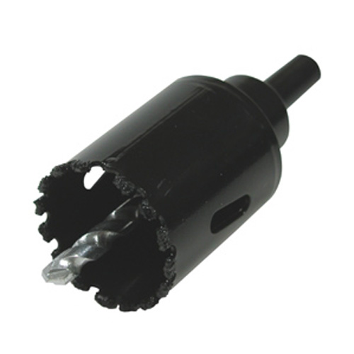 Richard Ceramic Tiles Hole Saw - 1 1/2-in Dia Hole Saw - 3/8-in Drill Bit - Tungsten Carbide