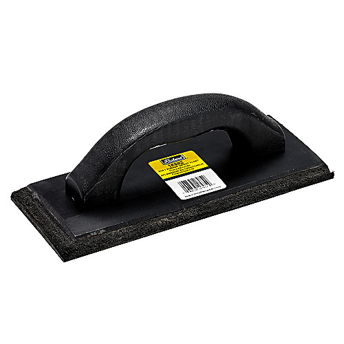 Richard Aluminum Grout Applicator - Rubber Foam Pad - Polypropylene Handle - 9 1/2-in L x 4-in W