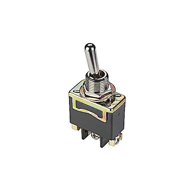 Toggle Switch - 20 A x 125 V or 10 A x 250 V - Nickel