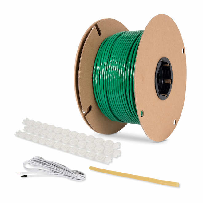 FLEXTHERM Heating Cable Green Cable Surface XL 178-ft 645 W