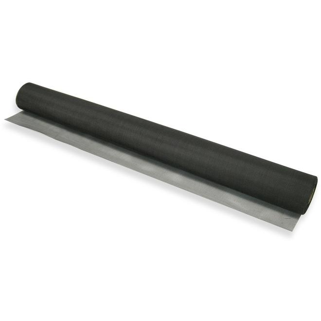 Easy Screen 60-in x 100-ft Black Fiberglass Screen