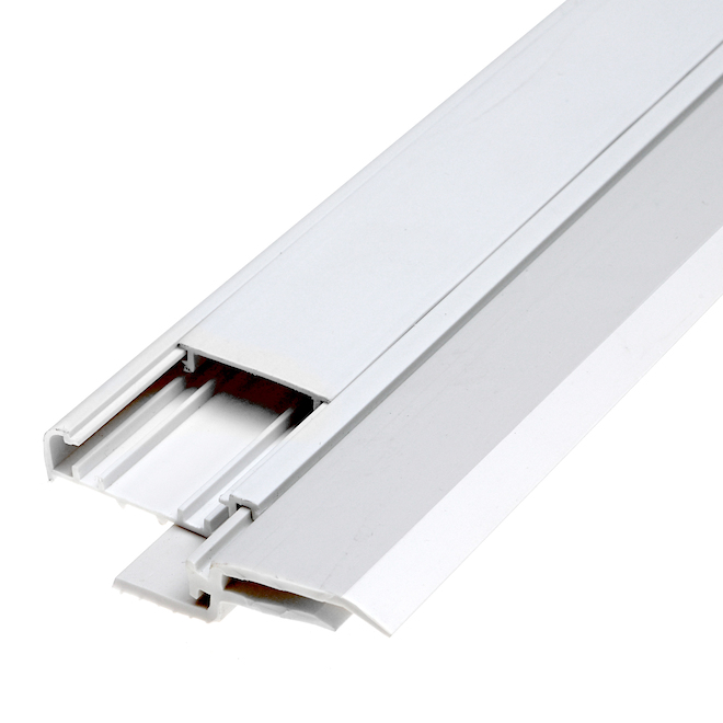 Climaloc 8-ft x 1-in Triple Seal White Vinyl Garage Door Weatherstripping