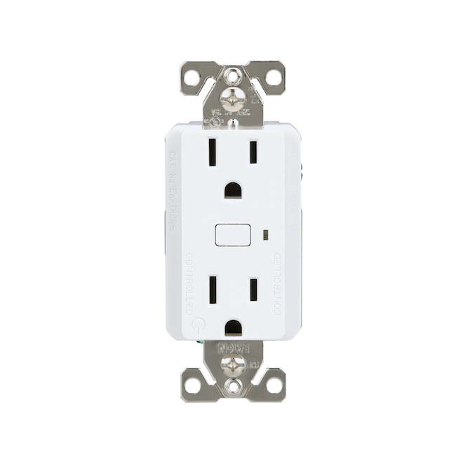 Eaton Wi-Fi Smart Outlet 15-Amp 125-V - White