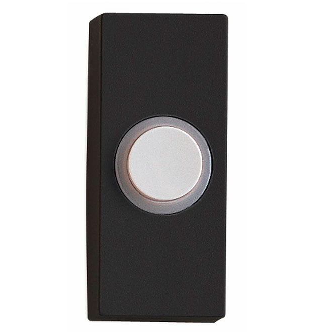 Wired Door Chime - Illuminating - Black