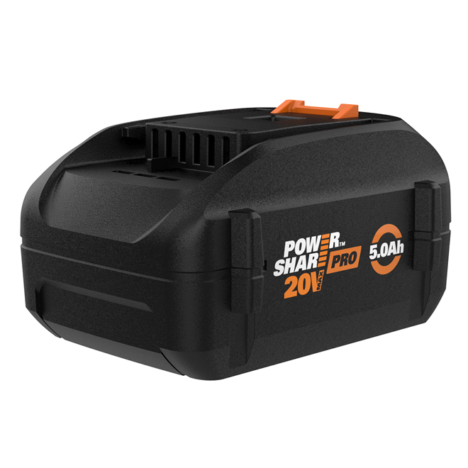 WORX Power Share Pro 20 volts 5 Ah Lithium-ion Rechargeable Battery